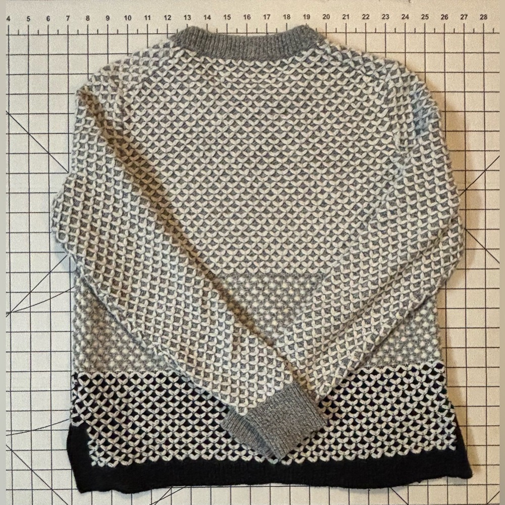 Madewell Women’s Size Medium Geo-Block Pullover Sweater - Picture 7 of 7